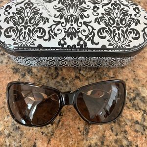 Brighton brown tortoise sunglasses. Case included.